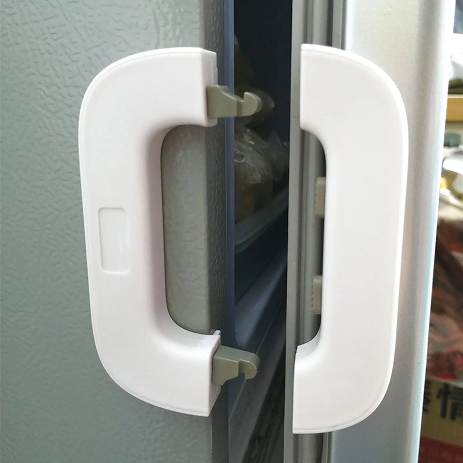 Child Safety Fridge Lock – Self Adhesive Baby Proof Lock for Refrigerator