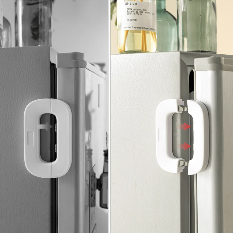 Child Safety Fridge Lock – Self Adhesive Baby Proof Lock for Refrigerator