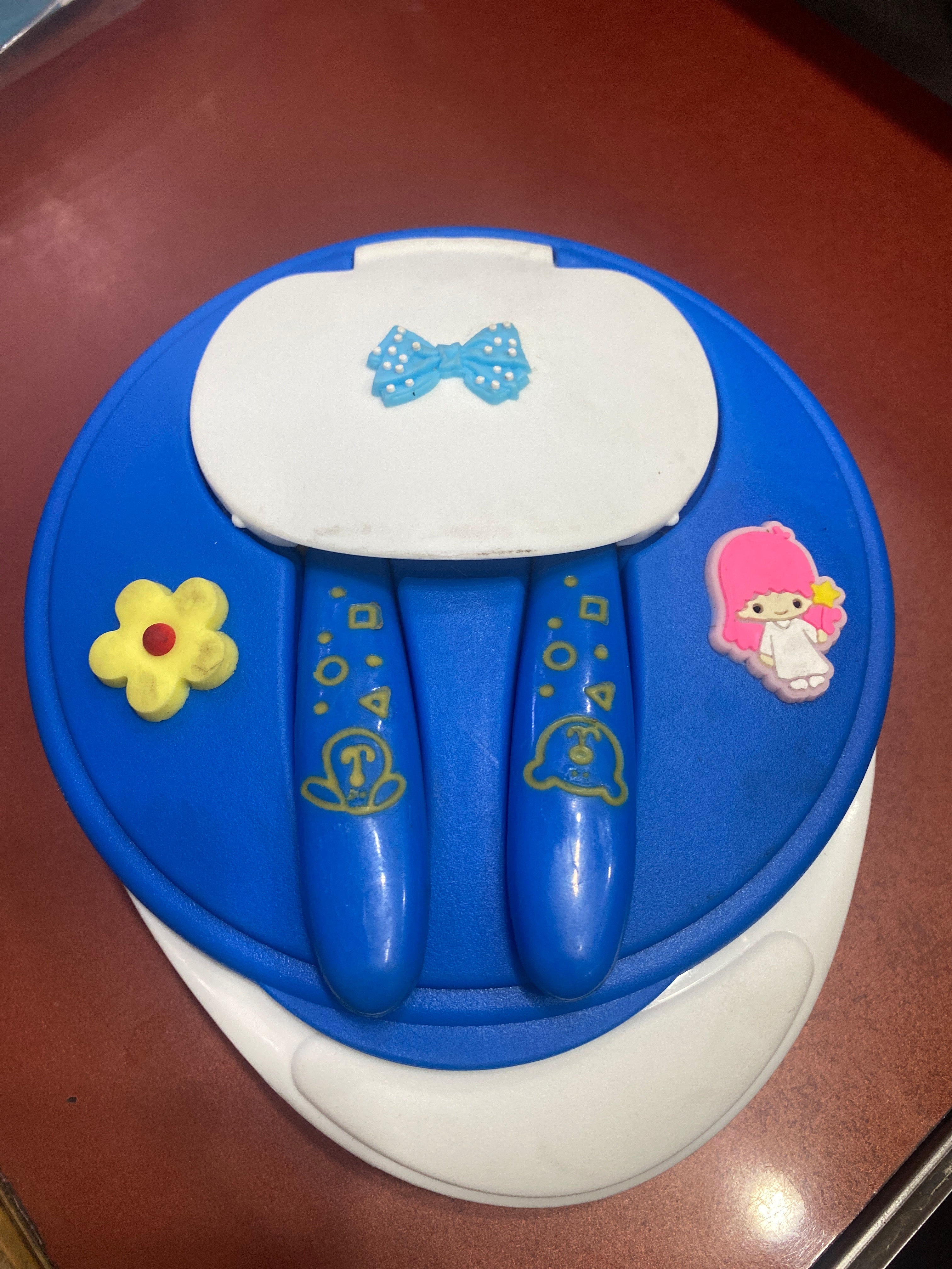 Cradleve Compact 3in1 Baby Feeding Bowl Set with Lid, Spoon & Fork / plate