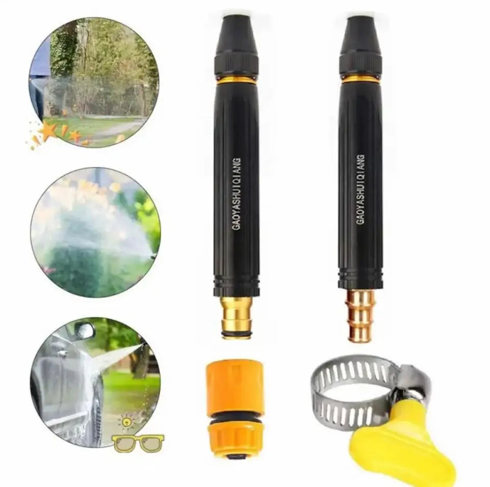 High Pressure Water Nozzle Spray Gun for Hose Pipes | Make Cleaning, Washing, Watering, Showering Easy