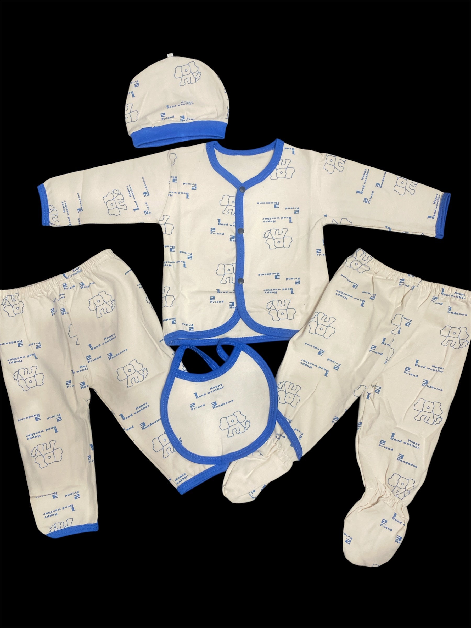 Baby 5 pec sets for new born 0m+