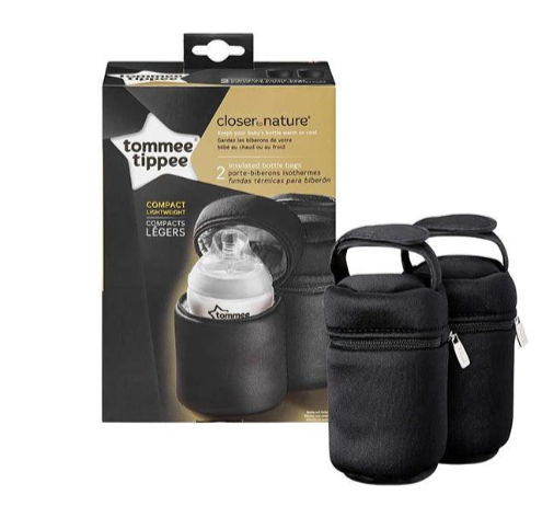 TOMMEE TIPPEE 2 INSULATED CARRI BOTTLE BAG
