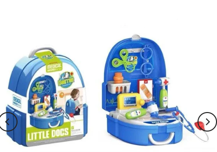 Little Doctor Medical Backpack for Kids – 17 Pieces Set – Medical Play House