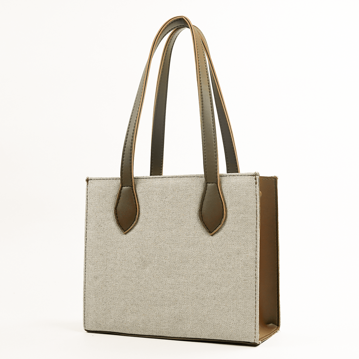 Box Canvas Beige & Brown
