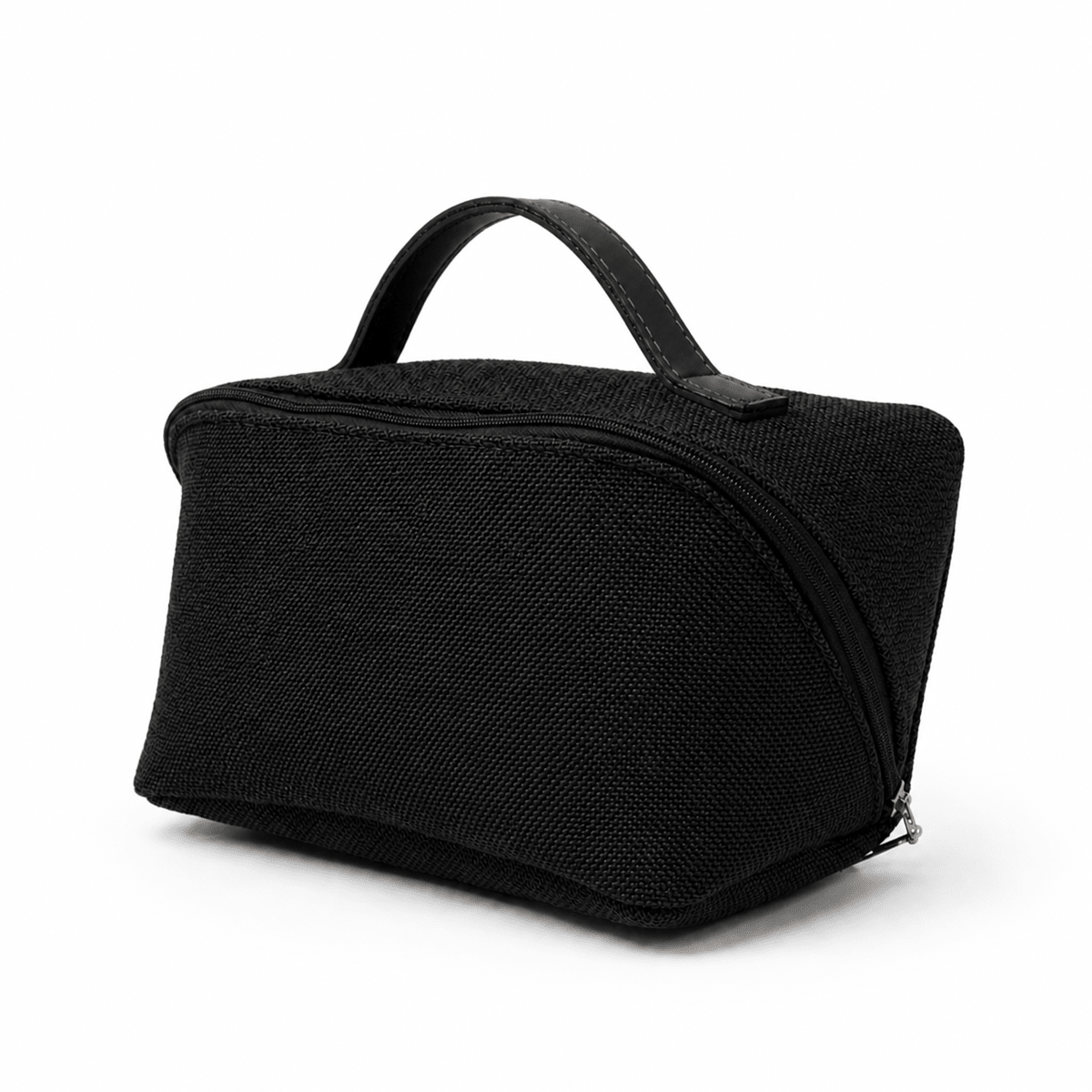 Large Capacity Travel Cosmetic Bag Canvas Black