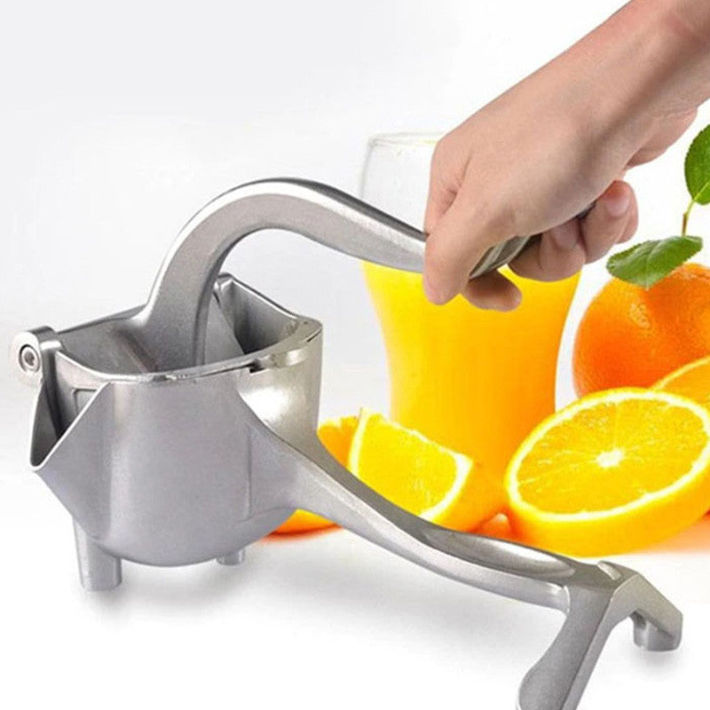 Silver Metal Manual Fruit Press