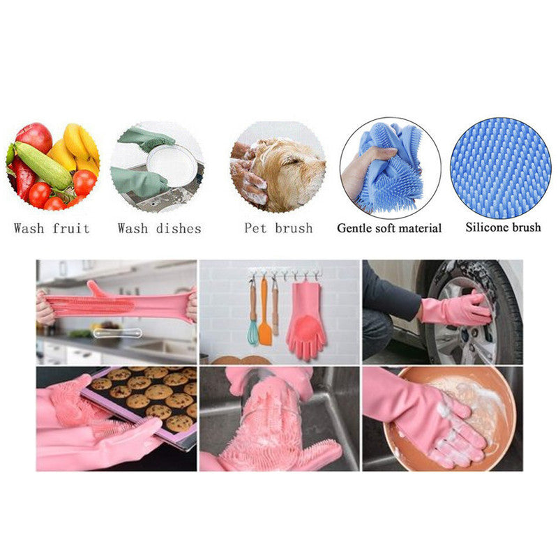 Silicone Dish Washing Gloves