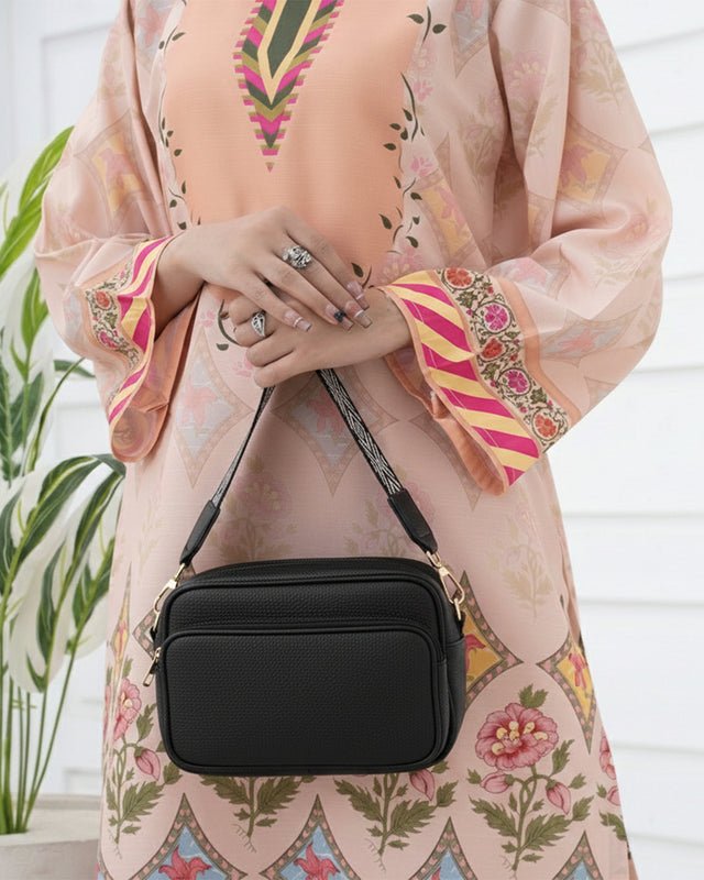 Messenger Shoulder Bag Black